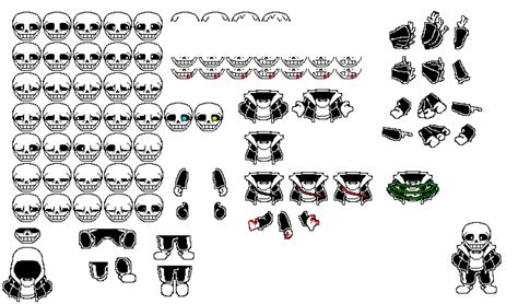 Undertale Sans Sprite Sheet By Gflowey On Deviantart