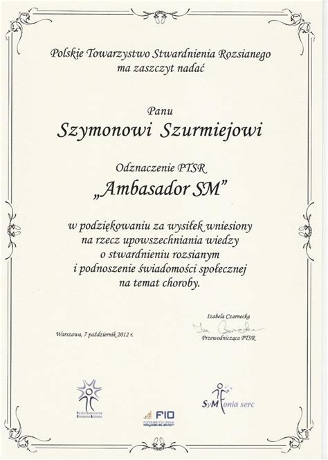 Fundacja Shalom Odznacz Sz Szurmiej2012 10 08