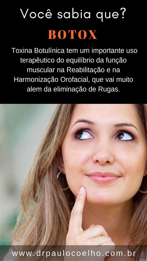 Voc Sabia Que O Botox Ou A Toxina Botul Nica Tem Um Importante Uso