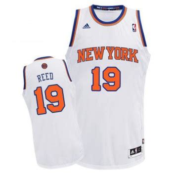 Men's New York Knicks Willis Reed Swingman White Home Adidas Jersey