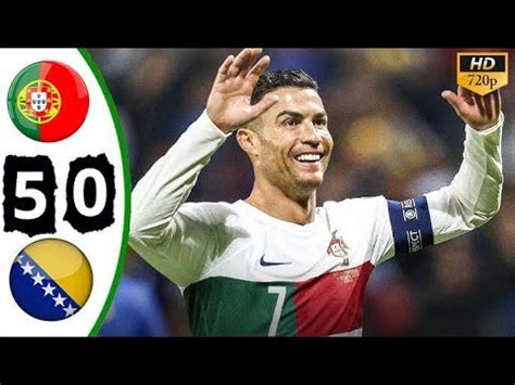 Ronaldo Goal Suii Portugal Vs Bosnia Herzegovina 5 0 Highlights All