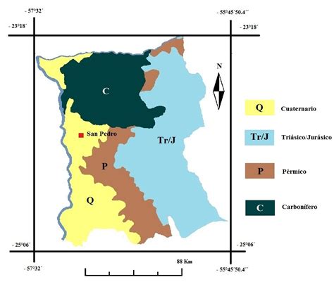 Geología Del Departamento De San Pedro Geología Del Paraguay