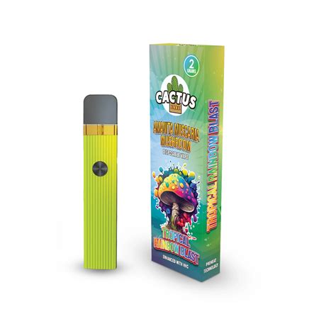 Amanita Muscaria Mushroom Tropical Rainbow Blast Vape 2 Grams Vape