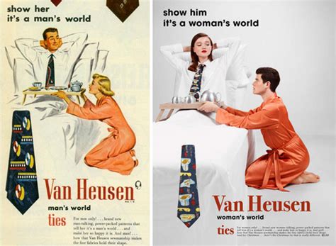 Recreating One Of Van Heusens Sexist Print Ads From The 1950s With A