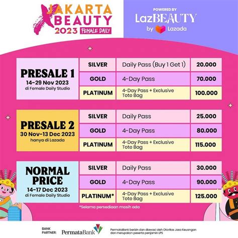 Female Daily Editorial Jakarta X Beauty Hadir Lebih Meriah Desember