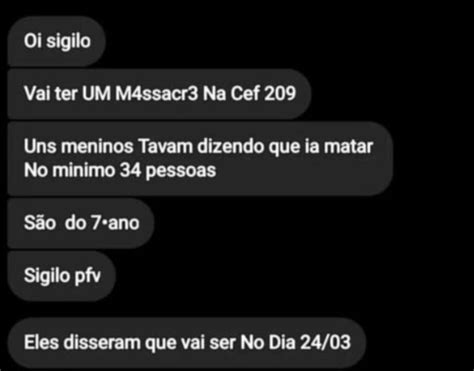 Adolescente de 14 anos é detido suspeito de planejar massacre em escola