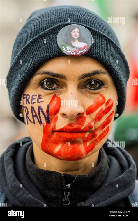 London Uk 11th Feb 2023 A Protest Under The Slogan “women Life