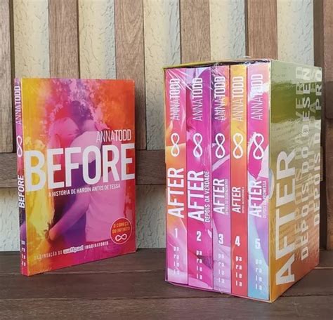 Box Coleção Livros After Before 6 Livros Anna Todd Frete grátis