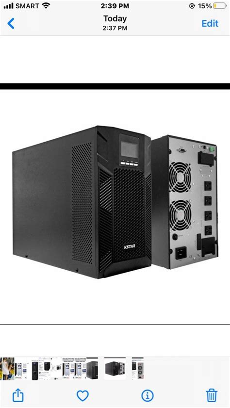 Kstar MP II S 3kva Tower Type ON LINE UPS 900watts Computers Tech