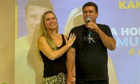 Ineleg Vel Marquinho Lan A Esposa Kamylla Mendes Para Prefeita De Cabo