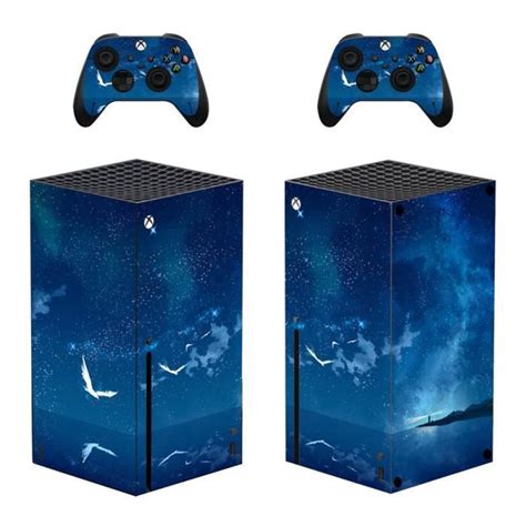 Kit Autocollants Pour Xbox Series X Starry Sky Sticker Skin Pour Xbox