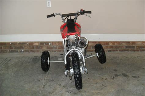 No Reserve Auction 2005 Honda Crf 50 With Training Wheels Runs And