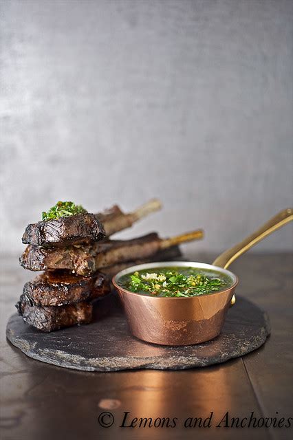 Grilled Lamb With Chimichurri Sauce Jean Flickr