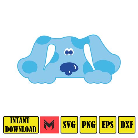 Blues Clues Svg Bundle Blues Clues Svg Dog Blue Svg Blue Inspire