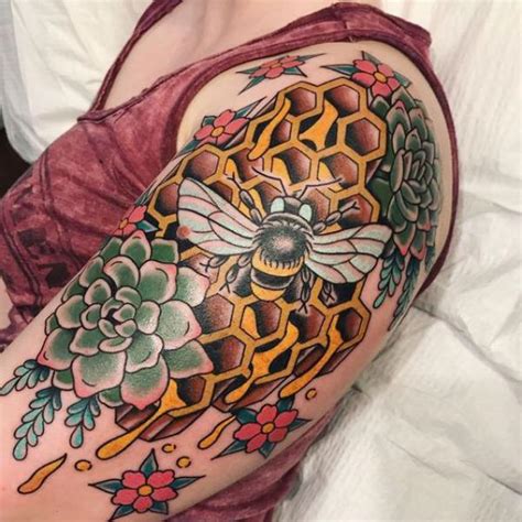 Honeycomb Tattoo Designs With Meaning Art And Design