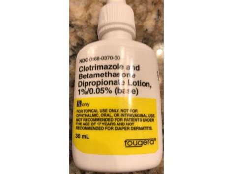 Clotrimazole And Betamethasone Dipropionate Lotion 30 Ml Fougera Rx