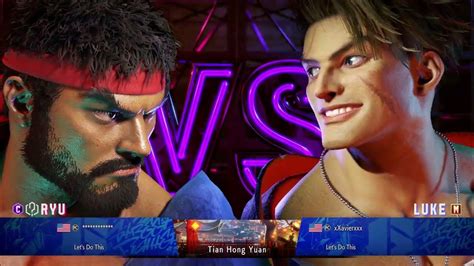 Street Fighter 6 Open Beta 3 Ryu Vs Luke Youtube