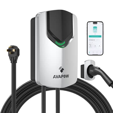 Avapow 48a Ev Charger Universal Electric Vehicle Charging Station