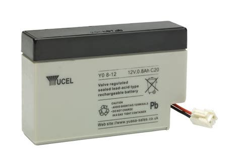 YUCEL Plomb Etanche Y0 8 12 12V 0 8Ah Nord Ouest Batteries