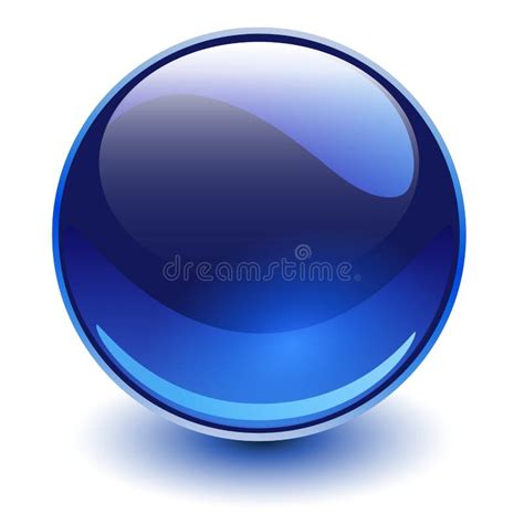 Glass Sphere Blue Stock Vector Illustration Of Pearl 147280964