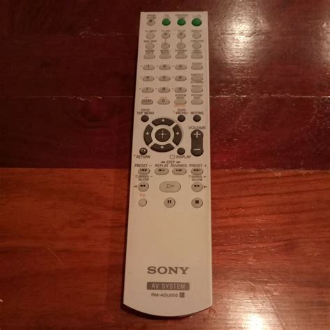 Genuine Sony Rm Adu Remote Dvd Home Theater System Dav Hdx Hcd