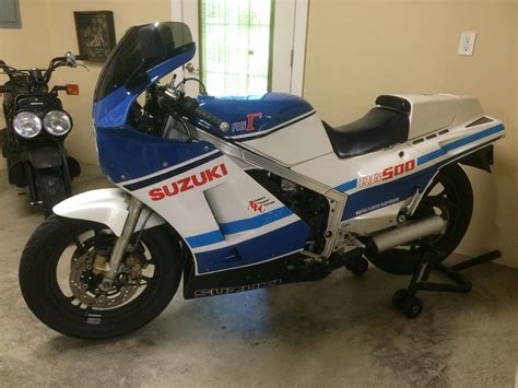 Suzuki Rg500 Race Bike In My Friends Collection Two Stroke I Believe