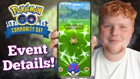 Best Ever Community Day Axew Community Day Pokémon Go Full Details