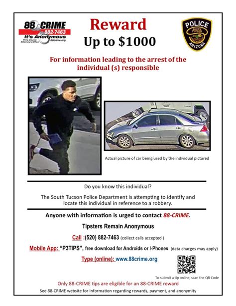 South Tucson Police Department Robbery 88 Crime