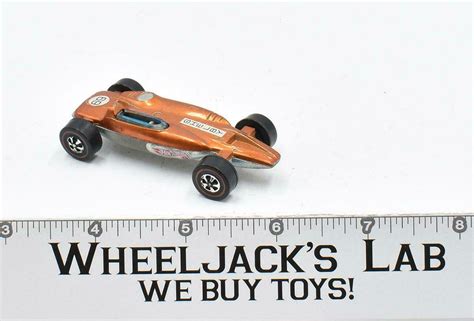 Shelby Turbine Orange Redline Hot Wheels Mattel Vintage RL Wheeljack S Lab