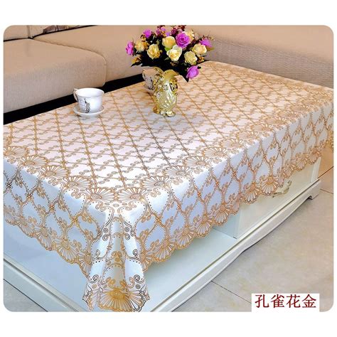 Pvc Coffee Table Cloths Waterproof Rectangular Oil Proof Scald Proof Coffee Table Cover Plastic