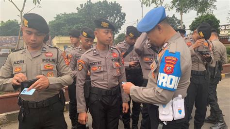 Si Propam Polres Cianjur Menggelar Gaktiblin Cek Sikap Tampang Dan