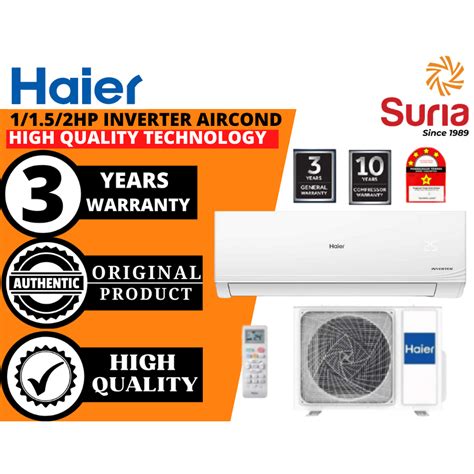 Free Delivery Haier Hp Hp Hp R Inverter Series Air