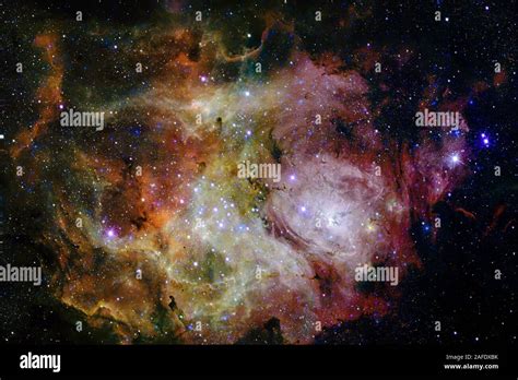 Nebulas Galaxies And Stars In Beautiful Composition Awesome Print For