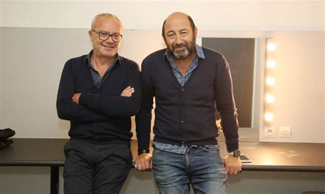 Photo Exclusif Olivier Baroux Et Kad Merad Backstage De L