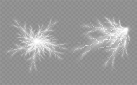 Premium Vector The Effect Of Lightning And Lighting