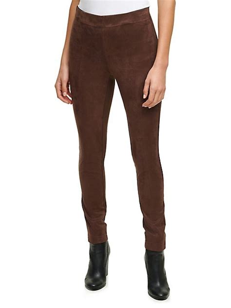 Calvin Klein Faux Suede Pants Thebay