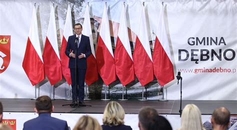 Premier Morawiecki inwestycje w Polsce lokalnej są dla nas podstawowym