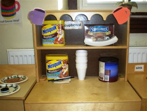 Hot Chocolate Shop Dramatic Play Preschool Winter Preschool Winter