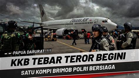 Tni Polri Amankan Bandara Papua Kkb Kembali Tebar Ancaman Begini Youtube