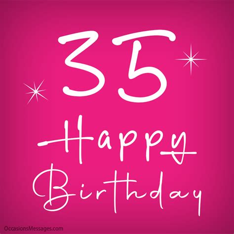 Happy 35th Birthday - Best Messages for 35-Year-Olds