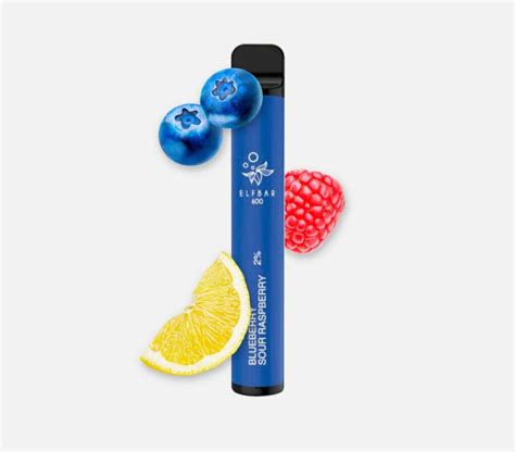 ELF BAR 600 Einweg E Zigarette Blueberry Sour Raspberry Online Kaufen