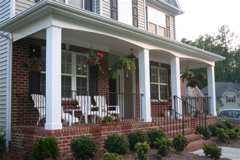 Exteriors Mesmerizing Bricks Front Porch Steps Design Ideas Exciting