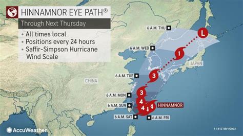 Typhoon Hinnamnor To Bring Catastrophic Flooding Wind Damage To Parts