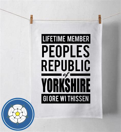 Peoples Republic Of Yorkshire Tea Towel – Yorkshire Gods Own County