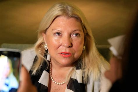 Carrió Macri Quiere Un Orden Represivo En El País Adn