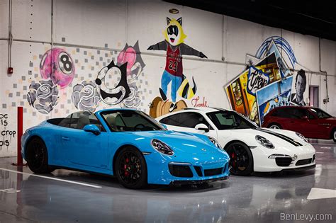 Pair Of Porsche S At Alpha Garage Benlevy