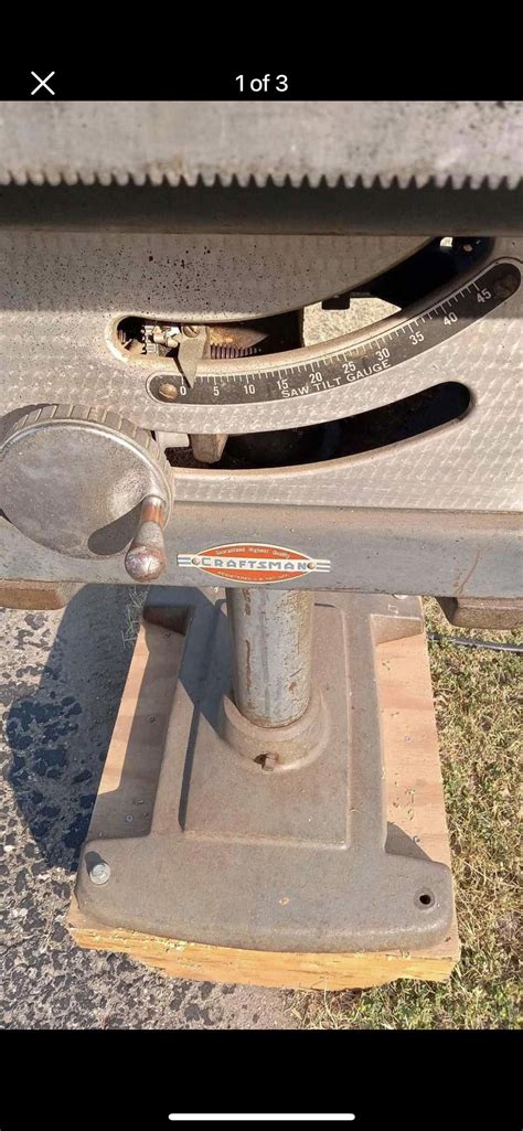 Is This Old Craftsman Tablesaw Worth Picking Up Free And Restoring R Tools