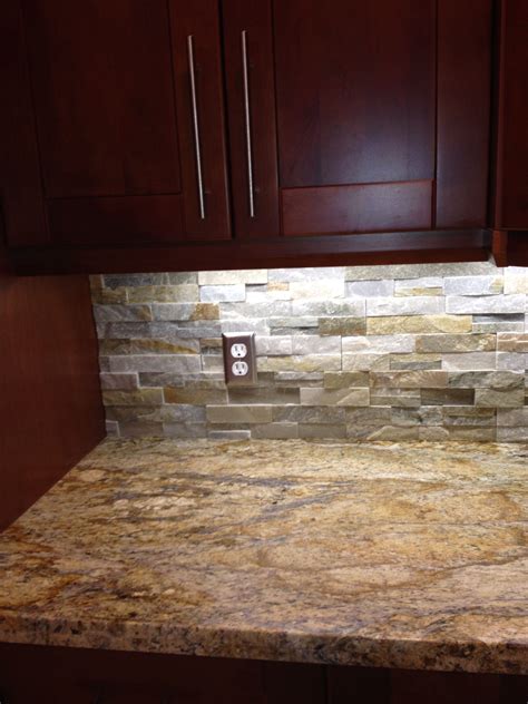 Ledgestone Kitchen Backsplash – Things In The Kitchen