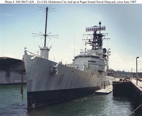 Usn Ships Uss Oklahoma City Clg 5 Later Cg 5 Views Taken After 1963