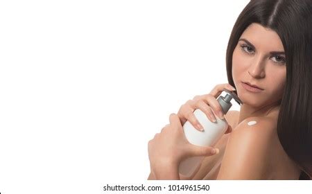 Attractive Naked Woman Applying Serum Pipette Stock Photo 1318992416 Shutterstock